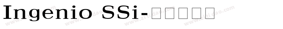 Ingenio SSi字体转换